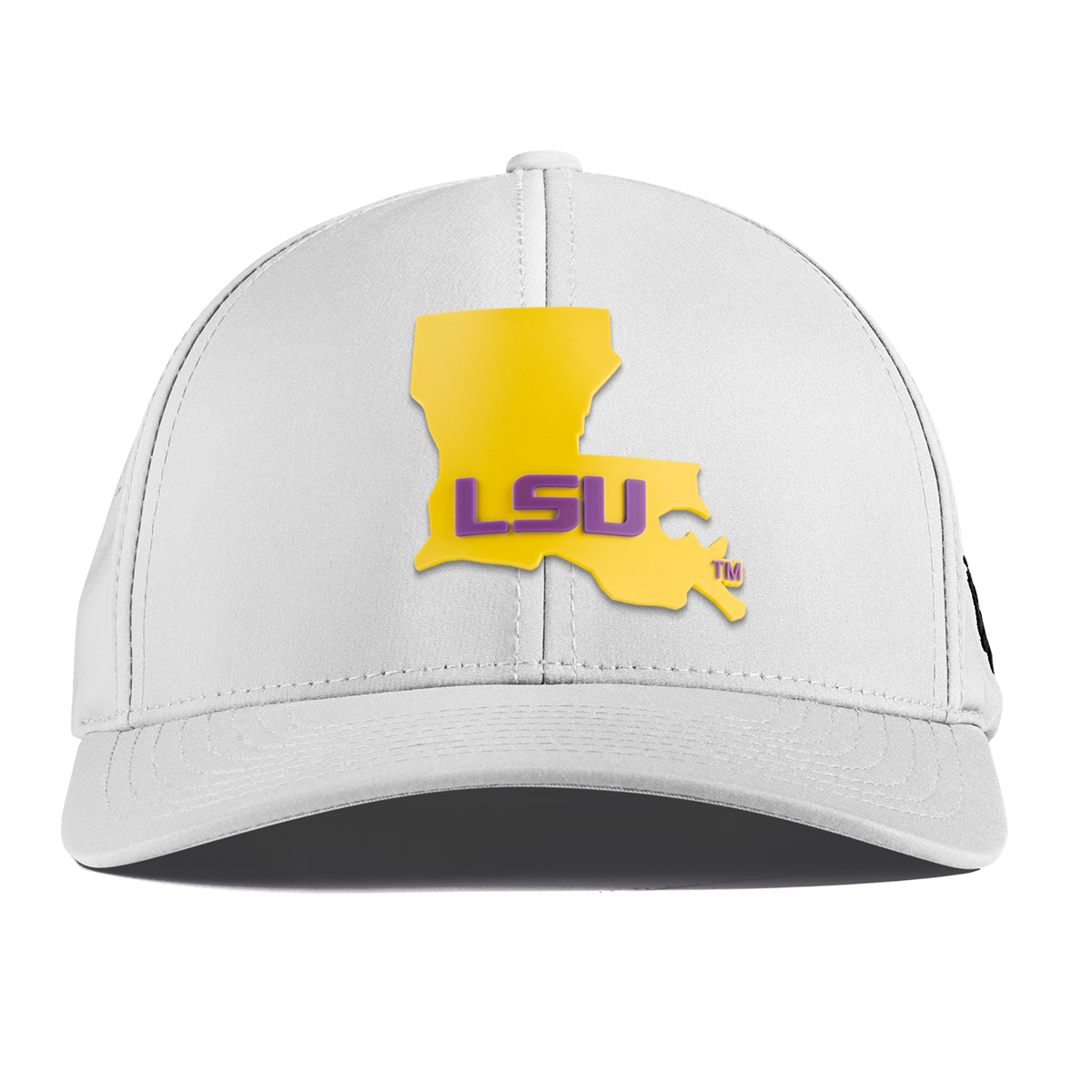 Louisiana State University "LSU Gold State" Curved Performance White