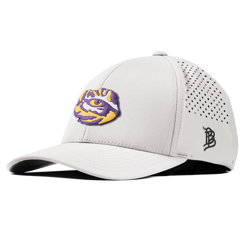 Louisiana State University "LSU Tiger Team Logo" Curved Performance White