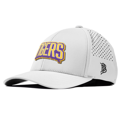 Louisiana State University "LSU Tigers Block" Curved Performance White