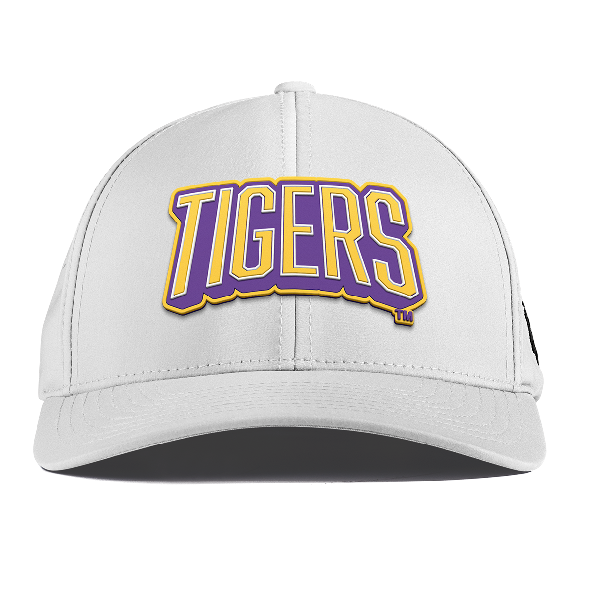 Louisiana State University "LSU Tigers Block" Curved Performance White