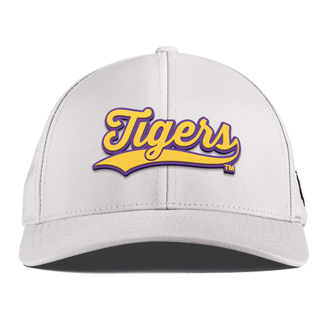 Louisiana State University "LSU Tigers Script" Curved Performance White