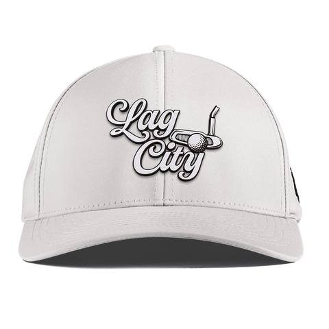 Lag City Script Curved Performance White