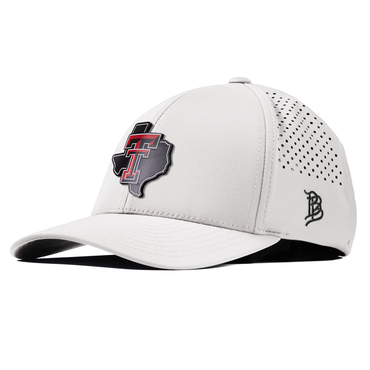 Texas Tech University "Lubbock Local" Curved Performance White