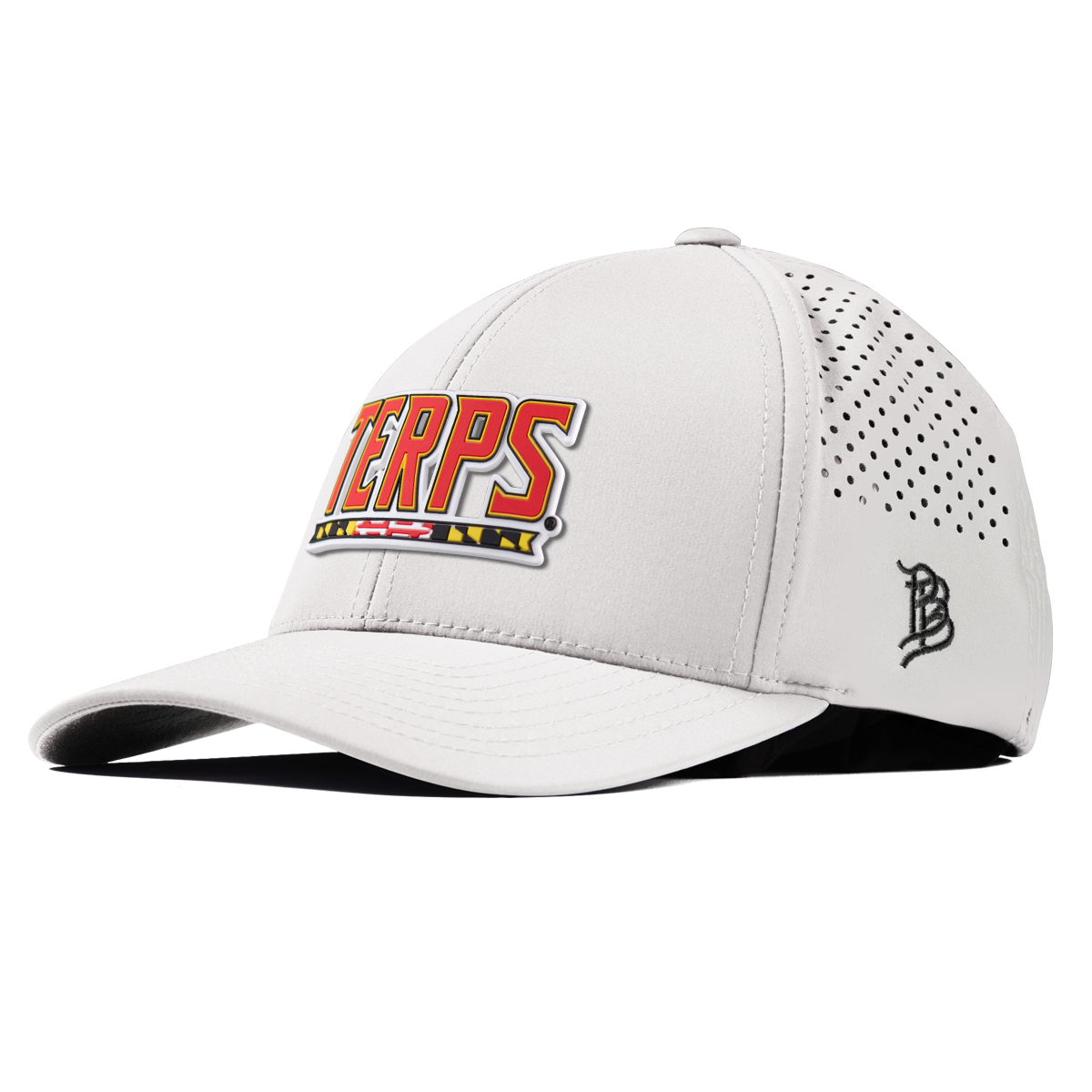 University of Maryland "Maryland Terps" Curved Performance White