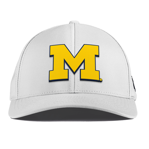 University of Michigan "Michigan Block" Curved Performance White