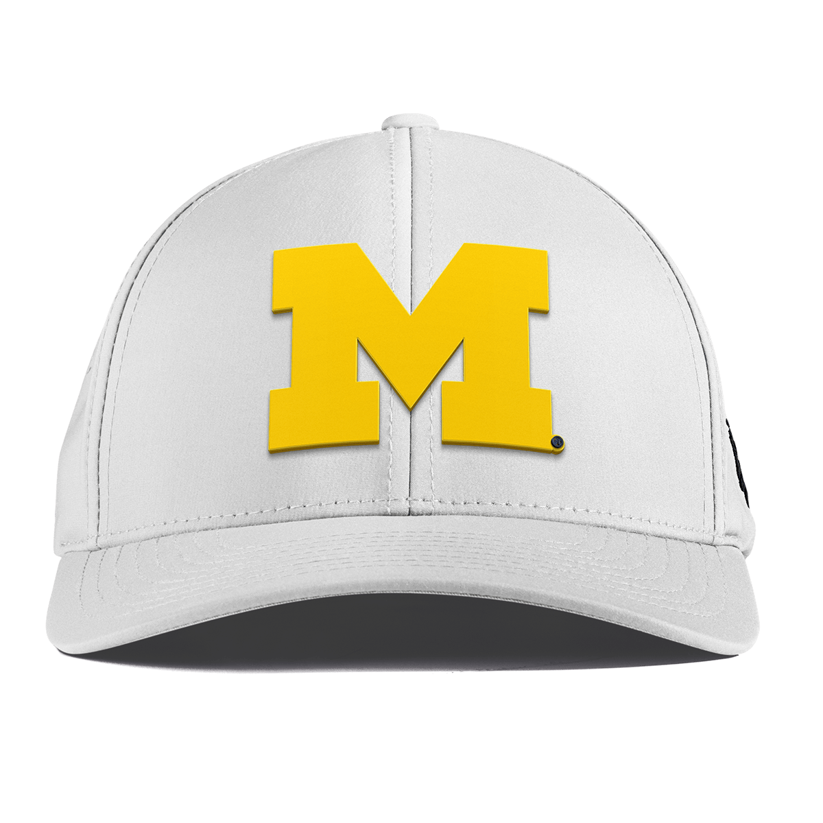 University of Michigan "Michigan Gold Block" Curved Performance White
