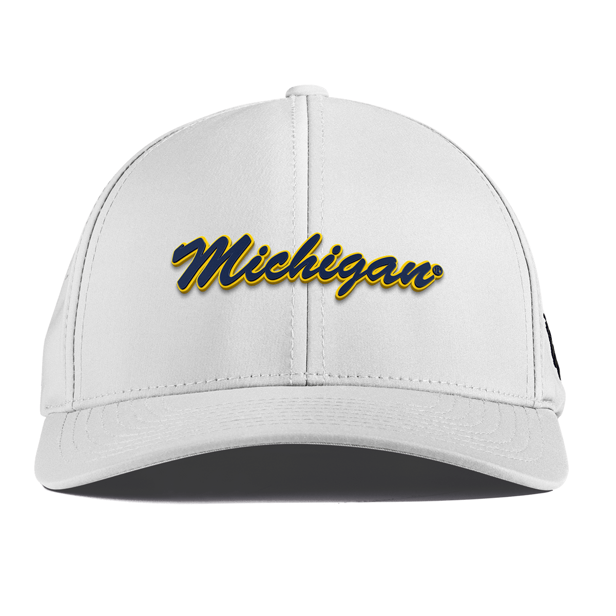 University of Michigan "Michigan Script" Curved Performance White