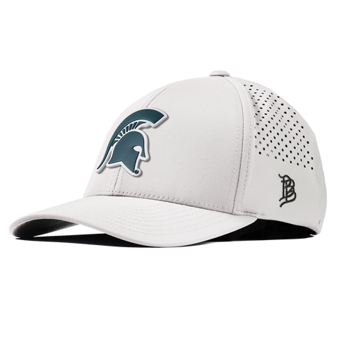 Michigan State University "Michigan State Spartan" Curved Performance White
