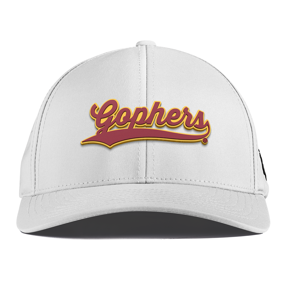 University of Minnesota "Minnesota Gophers Script" Curved Performance White