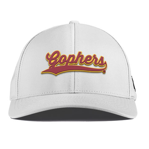 University of Minnesota "Minnesota Gophers Script" Curved Performance White