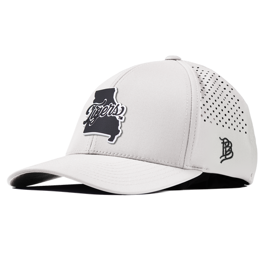 University of Missouri "Missouri Tigers State Script" Curved Performance White