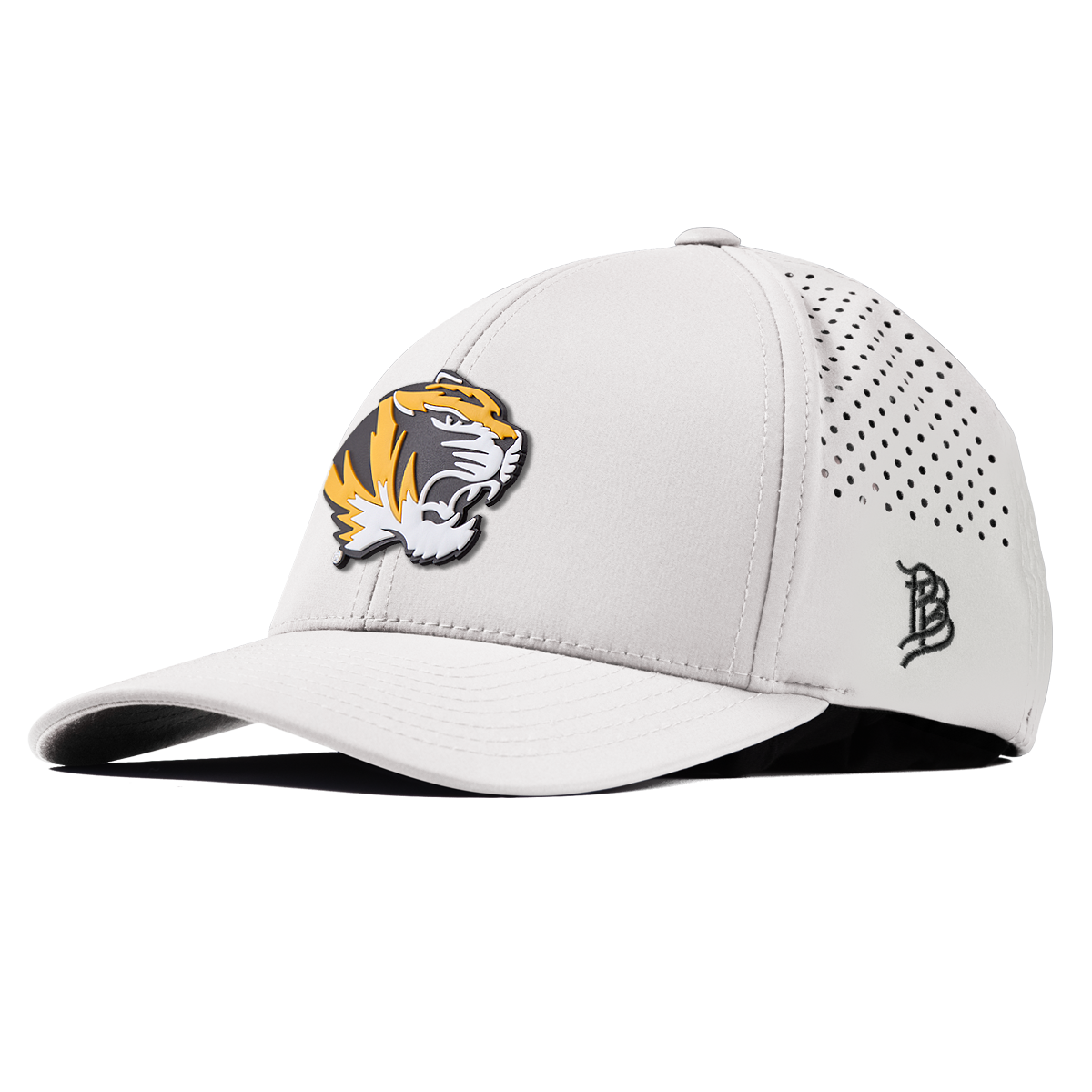 University of Missouri "Missouri Tigers Team Logo" Curved Performance White