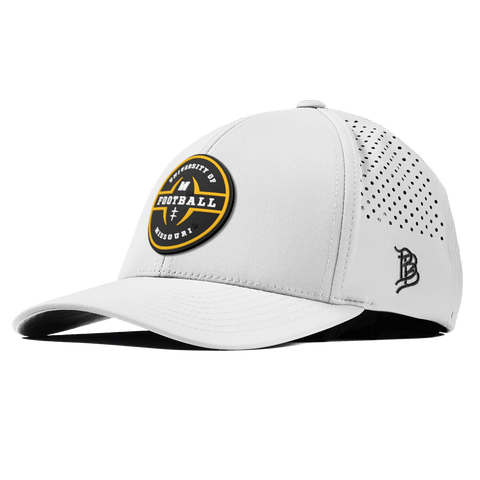 University of Missouri "Mizzou Football" Curved Performance White
