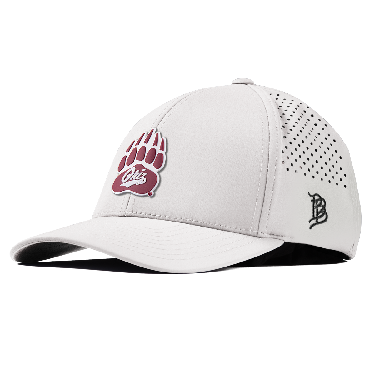 University of Montana "Montana Grizz" Curved Performance White