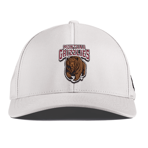 University of Montana "Montana Grizzlies Team Logo" Curved Performance White