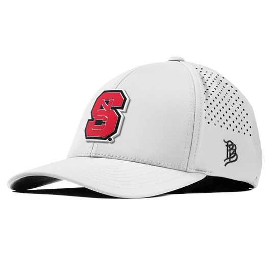 North Carolina State "NC State Block" Curved Performance White