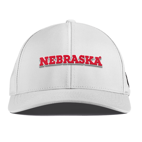 University of Nebraska "Nebraska Block" Curved Performance White