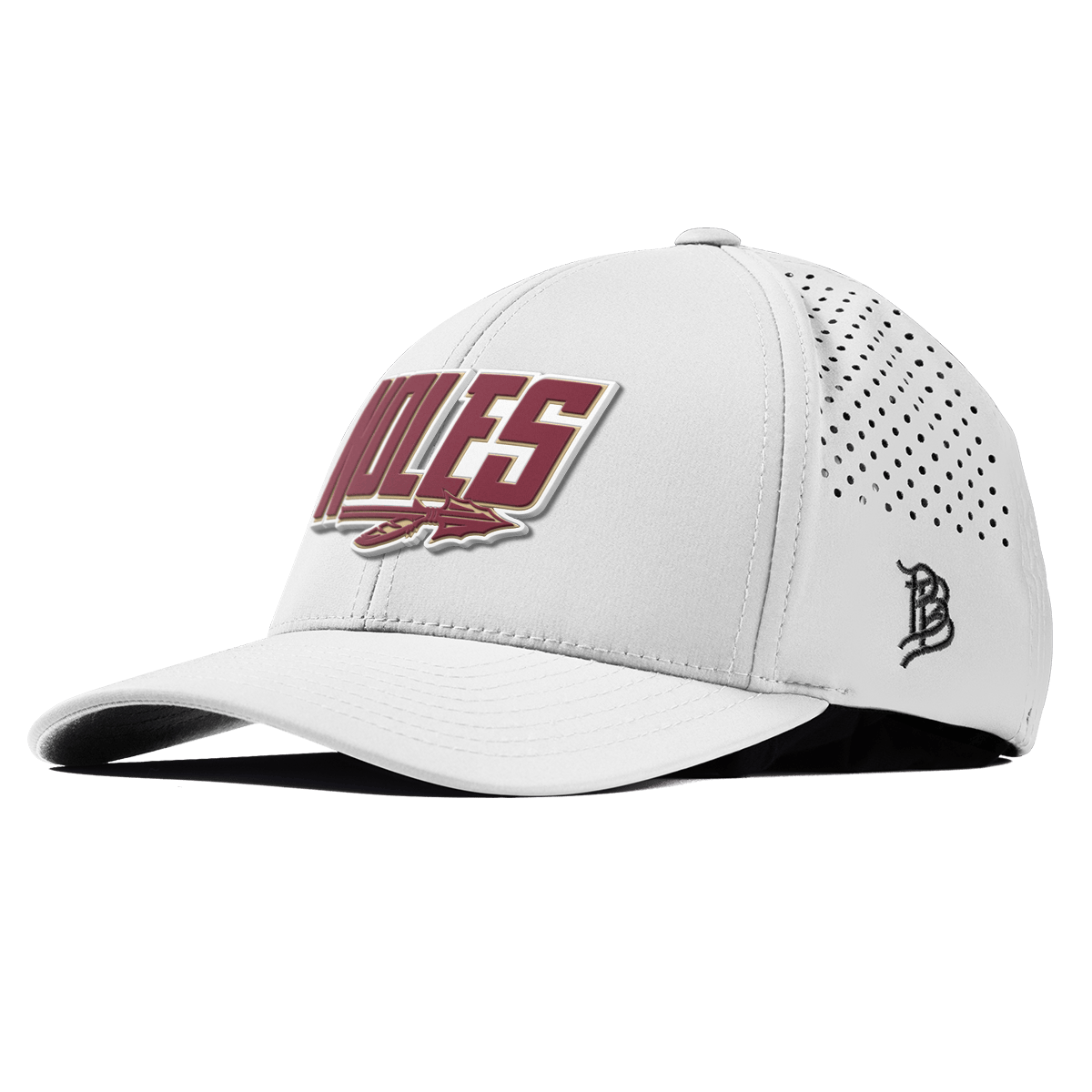 Florida State University "Noles" Curved Performance White 