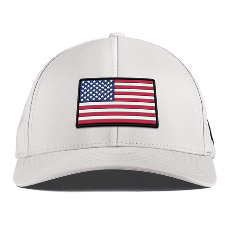 Old Glory USA Skateboarding Curved Performance White