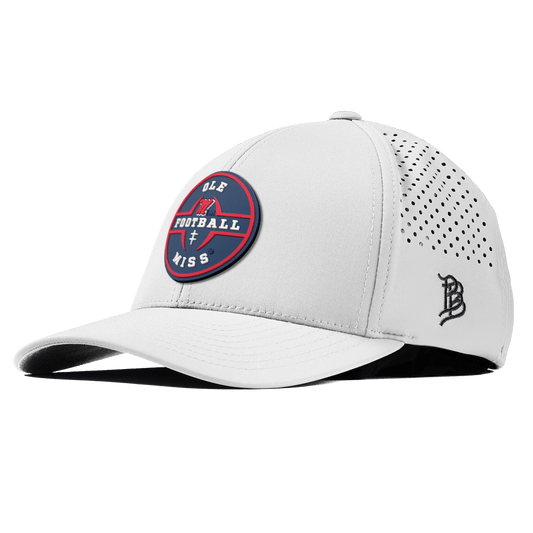 University of Mississippi "Ole Miss Football Legacy" Curved Performance White