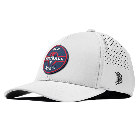 University of Mississippi "Ole Miss Football Legacy" Curved Performance White