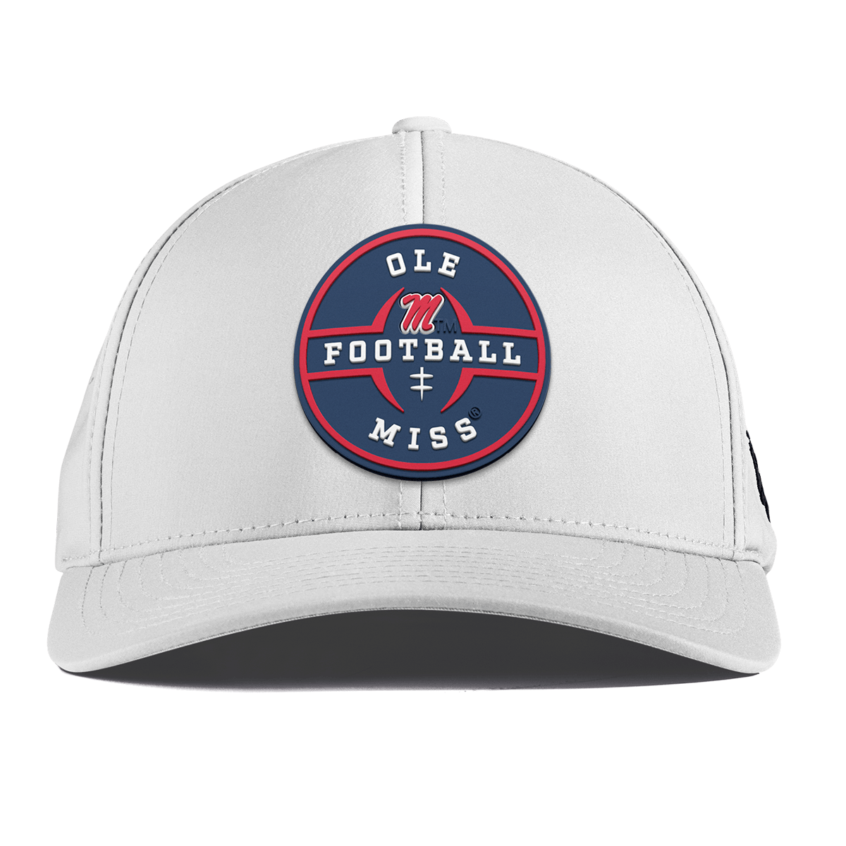 University of Mississippi "Ole Miss Football Legacy" Curved Performance White