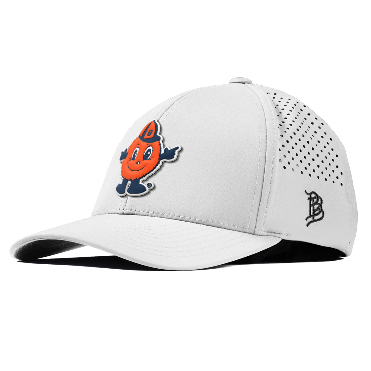 Syracuse University "Otto The Orange" Curved Performance White 