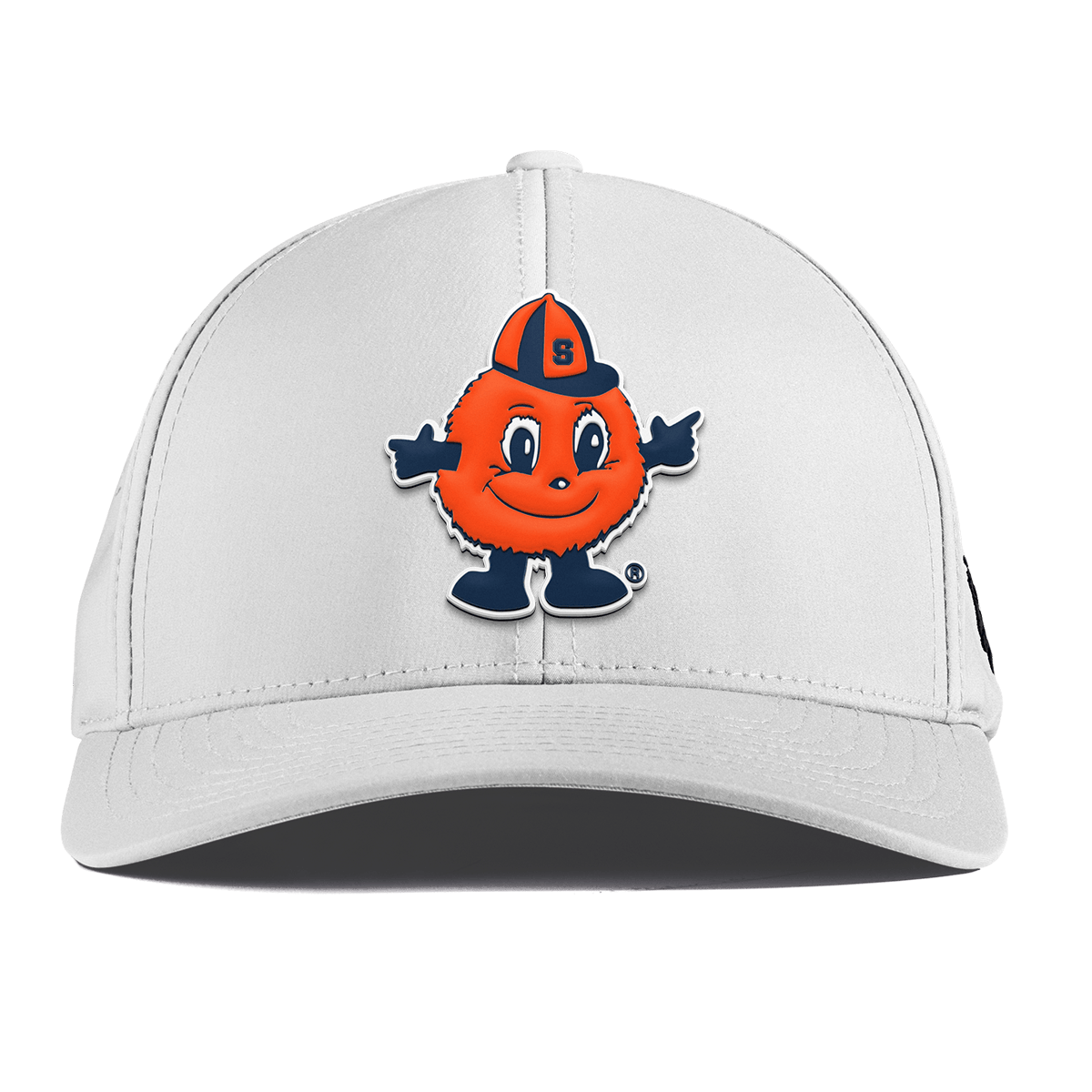 Syracuse University "Otto The Orange" Curved Performance White 