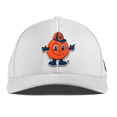 Syracuse University "Otto The Orange" Curved Performance White 