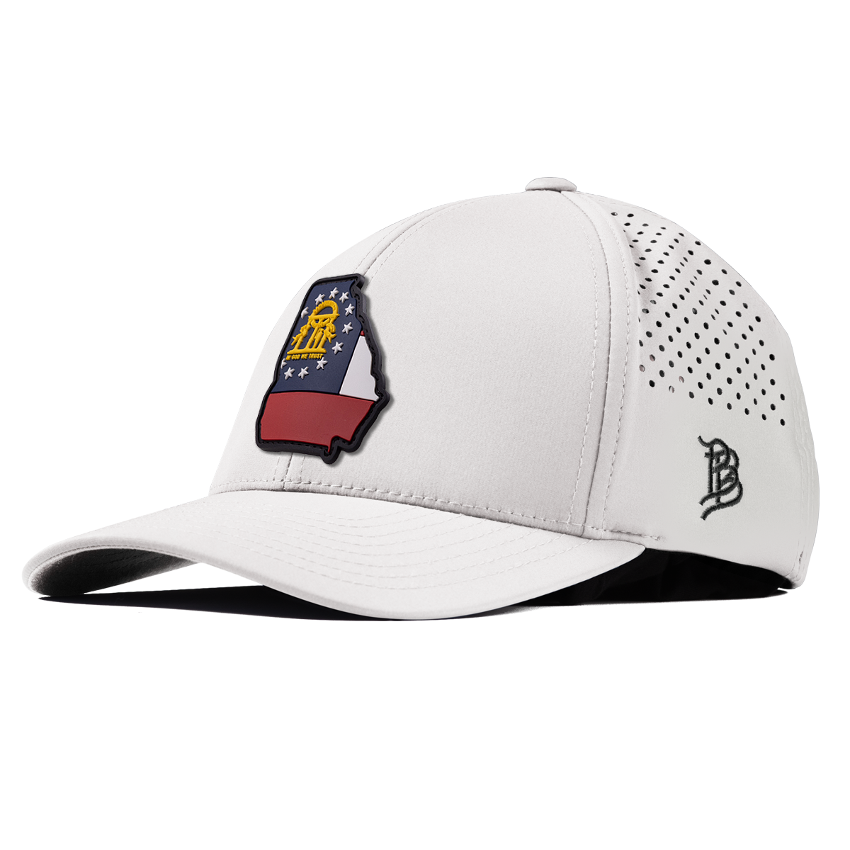 Georgia 4 PVC Curved Performance White