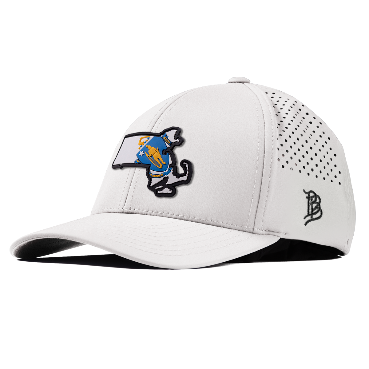 Massachusetts 6 PVC Curved Performance White