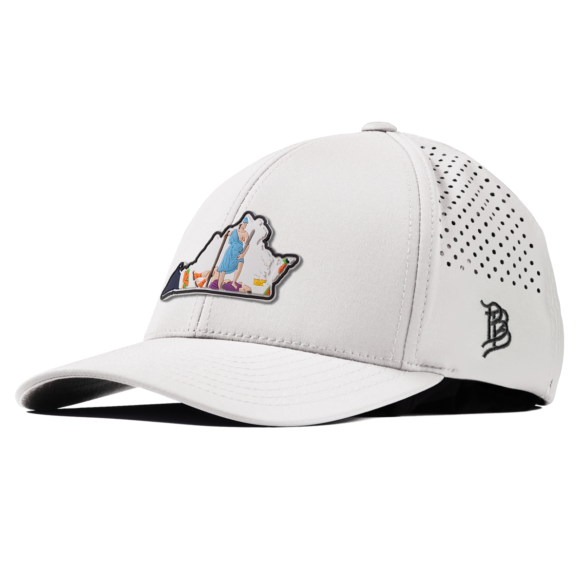 Virginia 10 PVC Curved Performance White