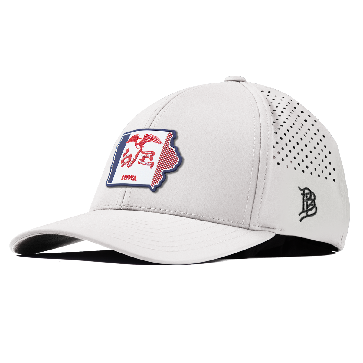 Iowa Patriot Series Curved Performance White