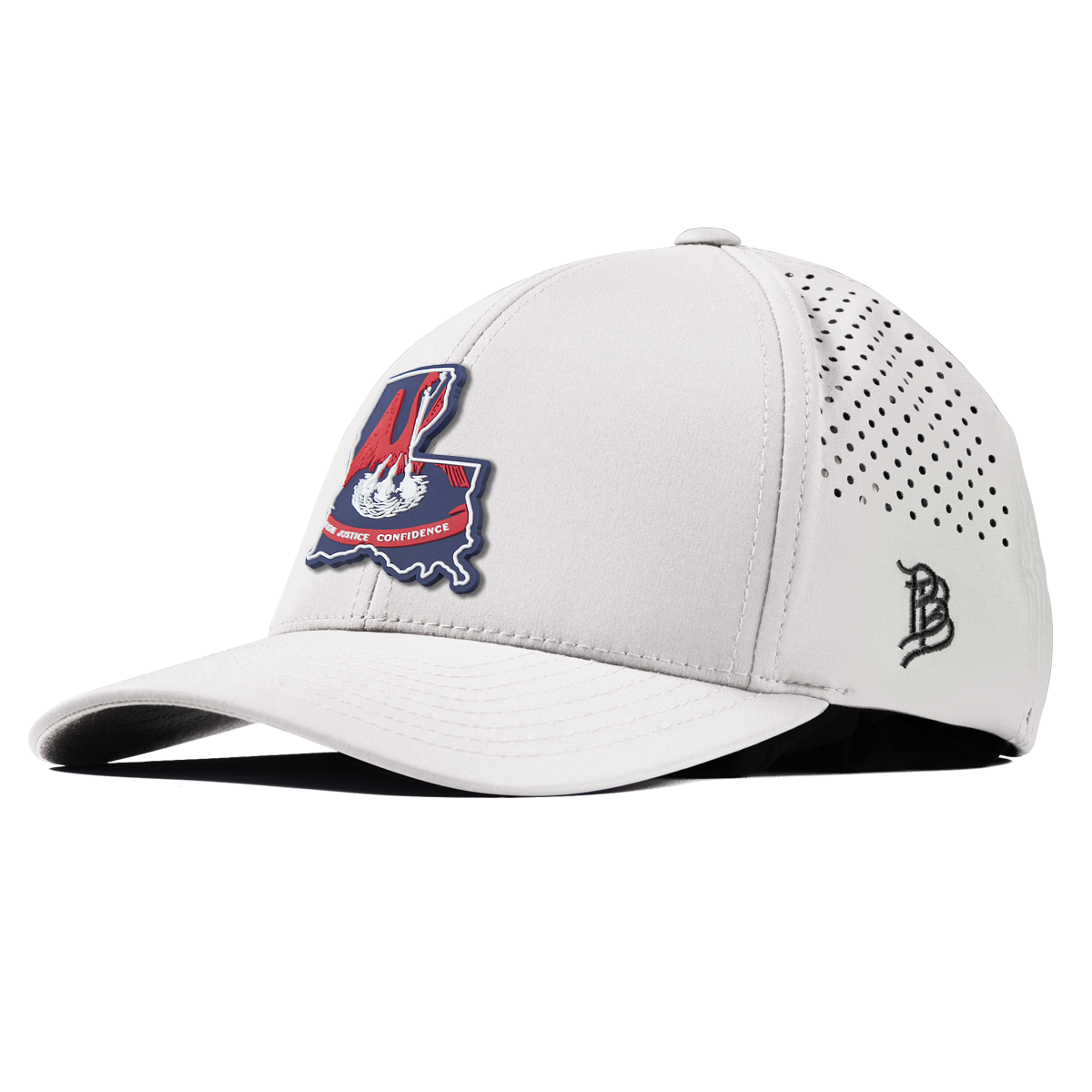 Louisiana Patriot Series Curved Performance White