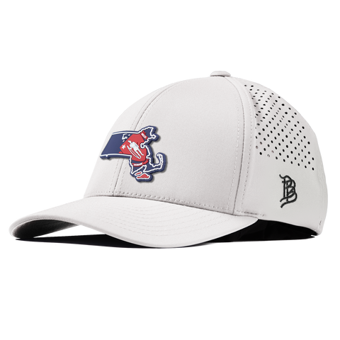 Massachusetts Patriot Series Curved Performance White