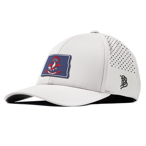 North Dakota Patriot Series Curved Performance White