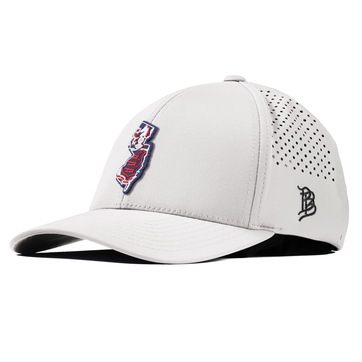 New Jersey Patriot Series Curved Performance White