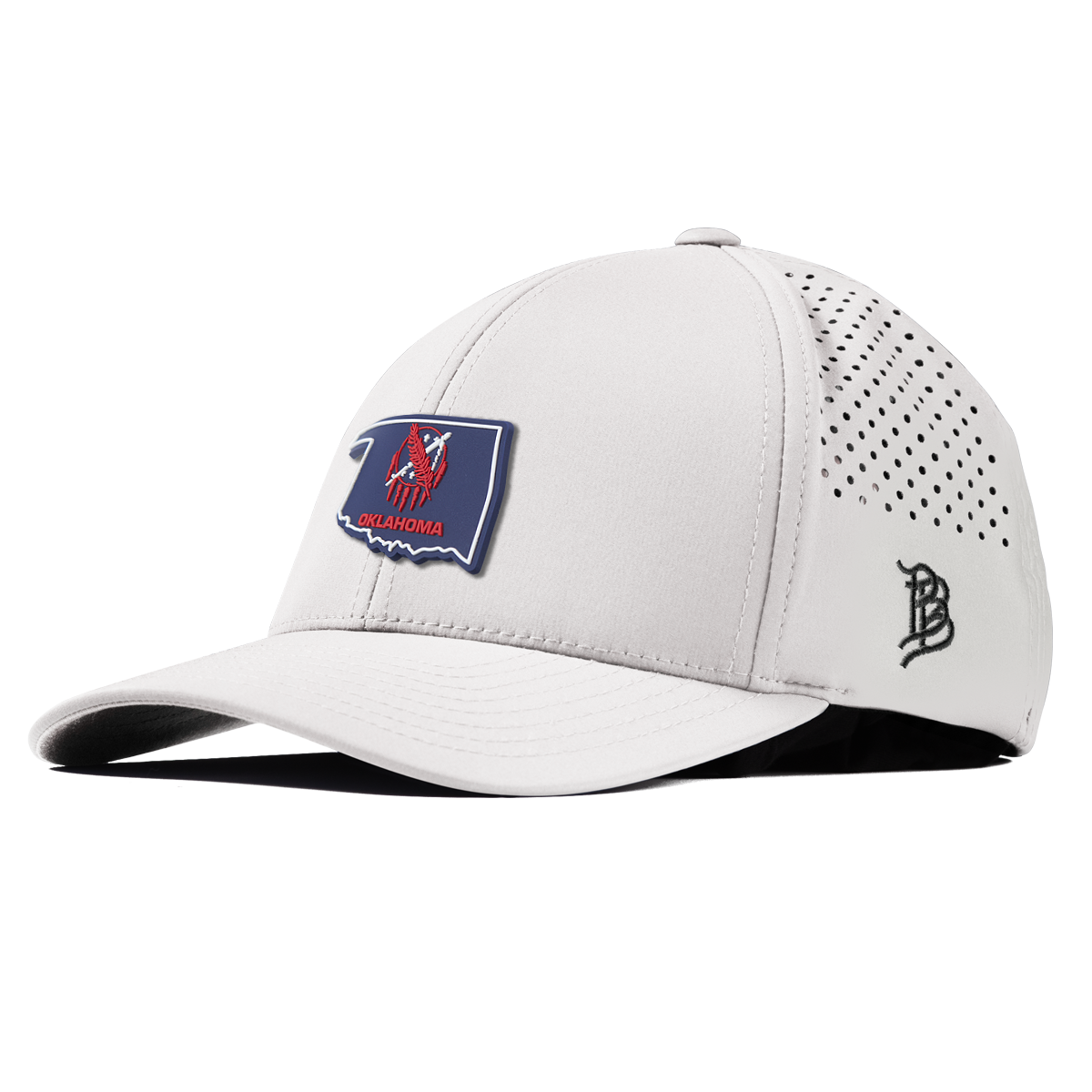 Oklahoma Patriot Series Curved Performance White