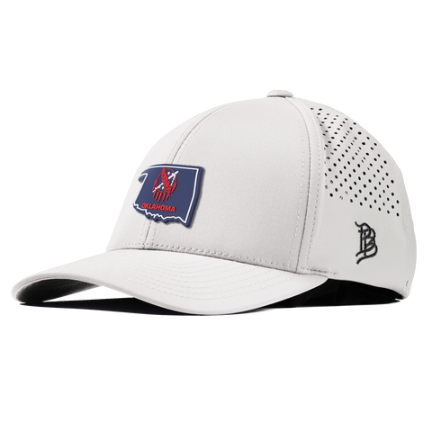 Oklahoma Patriot Series Curved Performance White