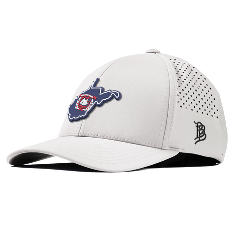 West Virginia Patriot Series Curved Performance White