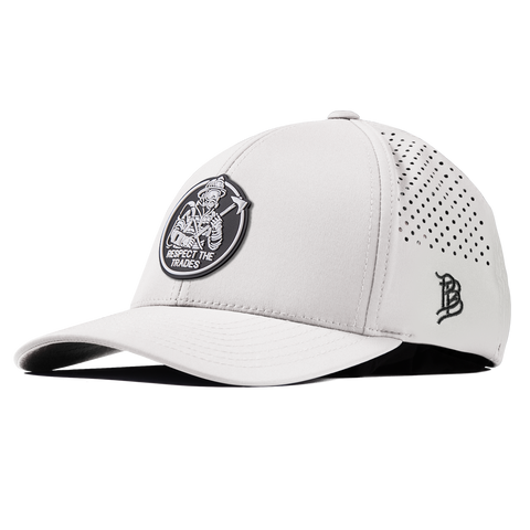 Respect The Trades Firefighter Curved Performance White