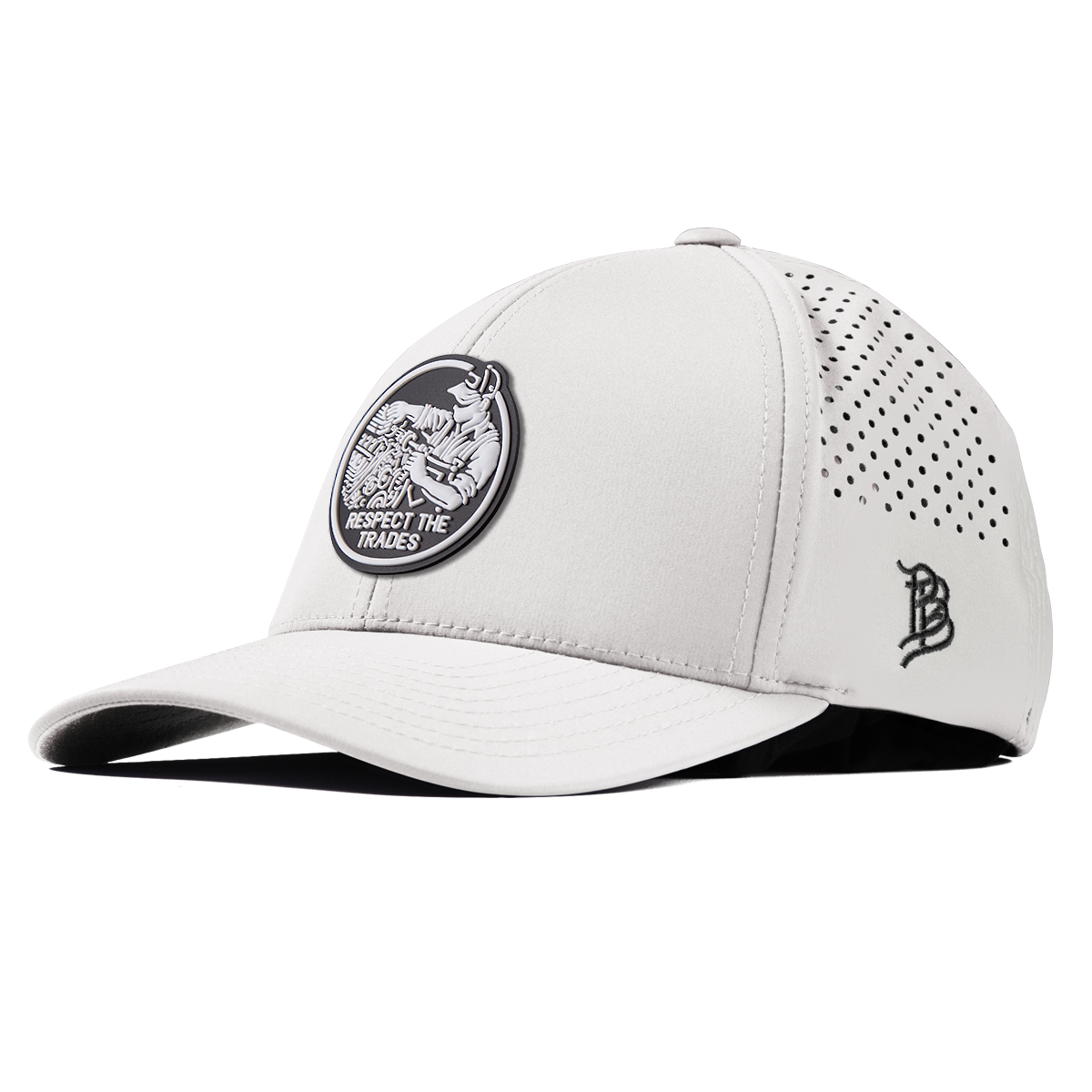 Respect The Trades Mechanic Curved Performance White