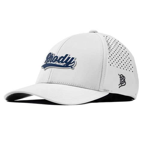 University of Rhode Island "Rhody Script" Curved Performance White