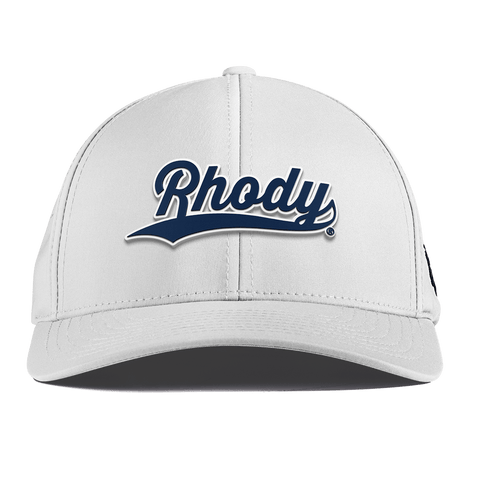 University of Rhode Island "Rhody Script" Curved Performance White