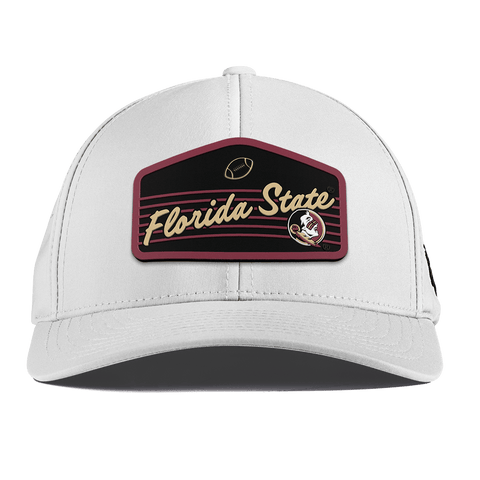 Florida State University "Seminole Football" Curved Performance White