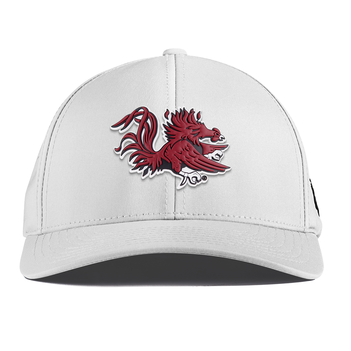 University of South Carolina "Sir Big Spur Logo" Curved Performance White