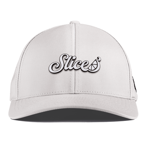 Sliced Script Curved Performance White