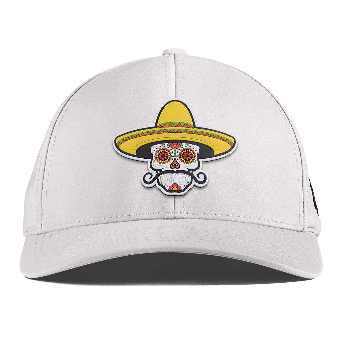 Sombrero Skull PVC Curved Performance White