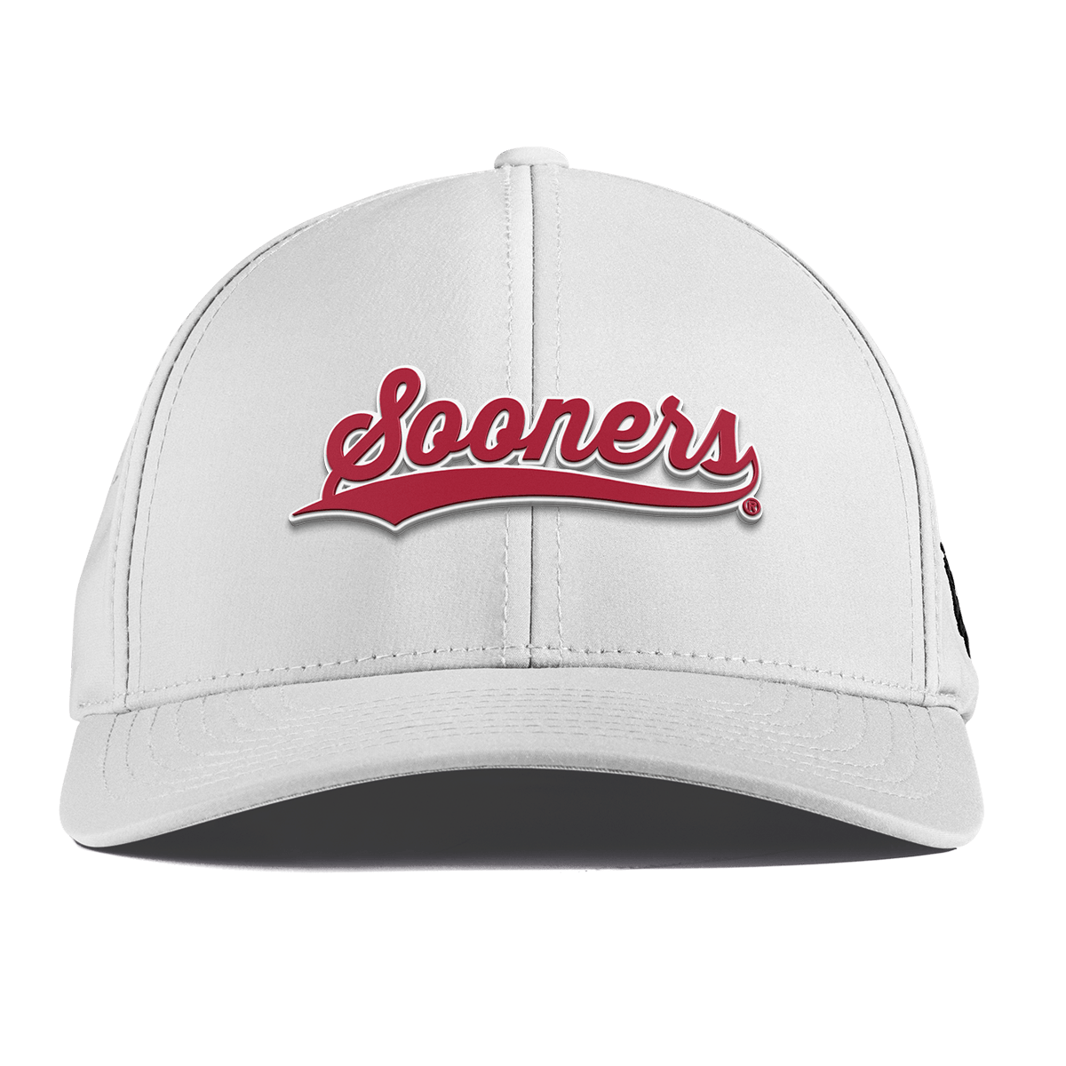 University of Oklahoma "Sooners Script" Curved Performance White