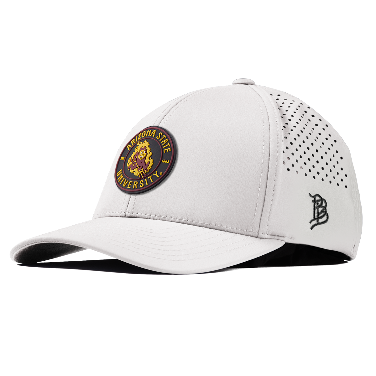 Arizona State University "Sparky's Legacy Dark" Curved Performance White